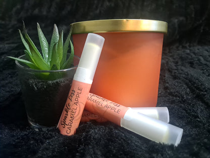 Sparkle Less Caramel Apple lip balm 